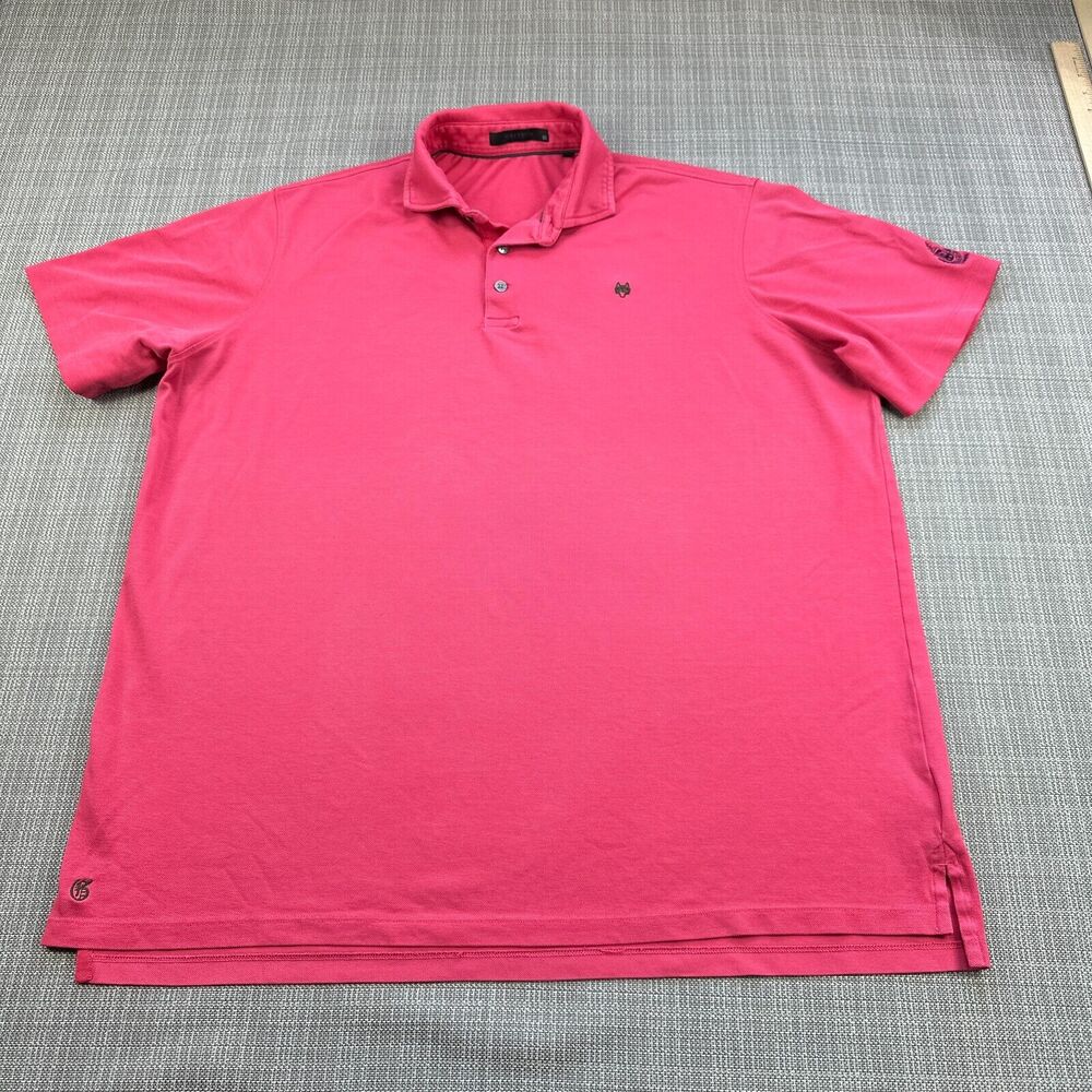 Greyson Polo Shirt Men XL Pink Performance Pullover Golf Outdoors Casual Comfort